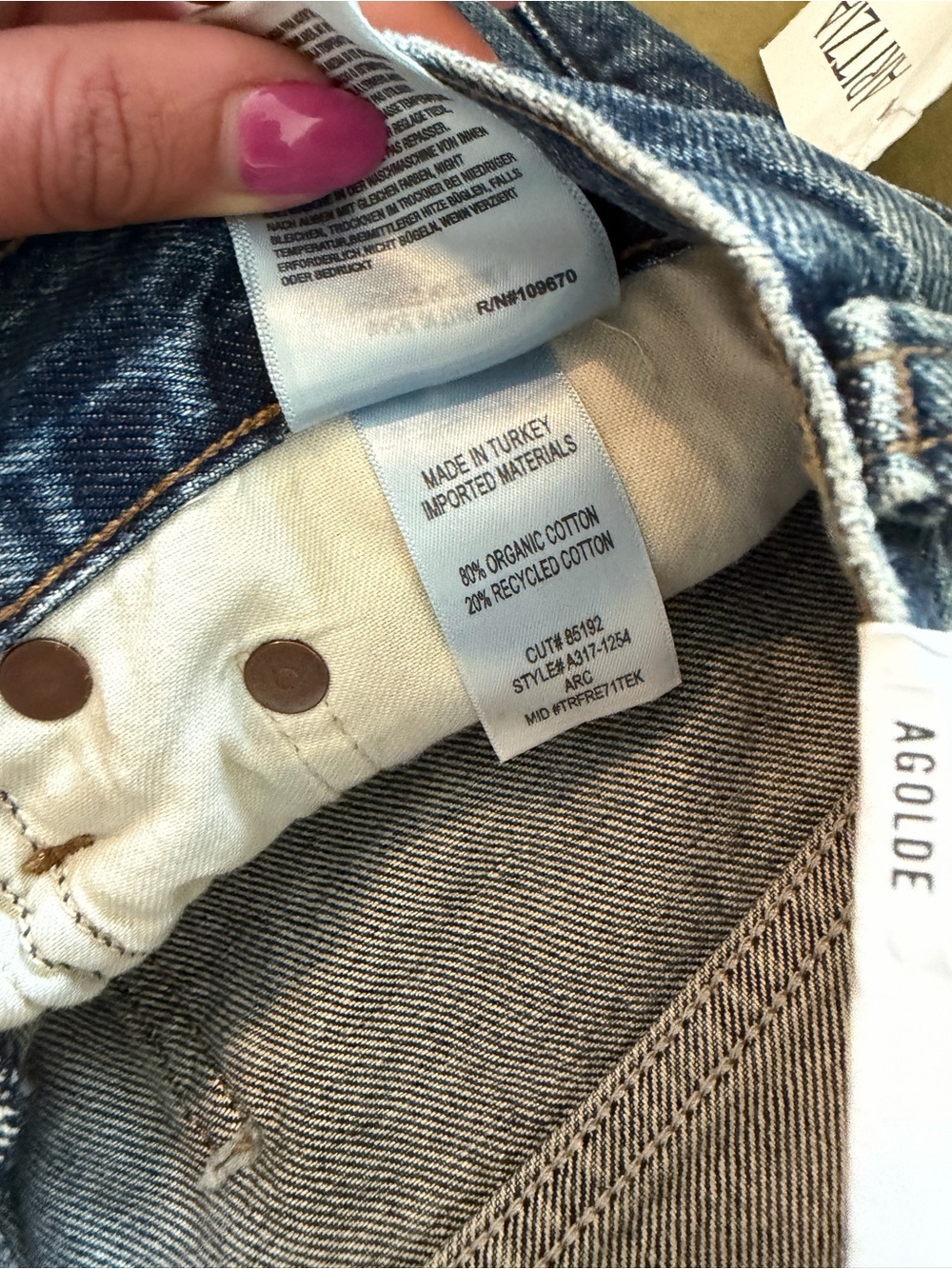 AGOLDE ARC CRISS CROSS JEAN (WEIGHTLESS) - Picture 13 of 15